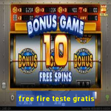 free fire teste gratis